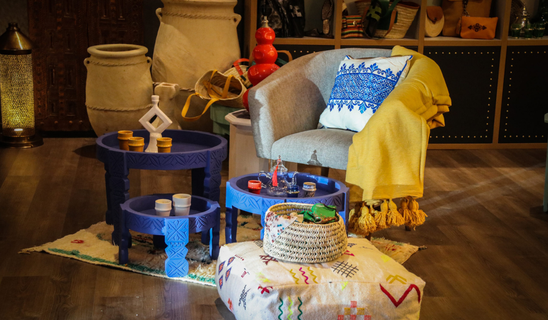 Artisanat Marocain à la boutique de Majorelle