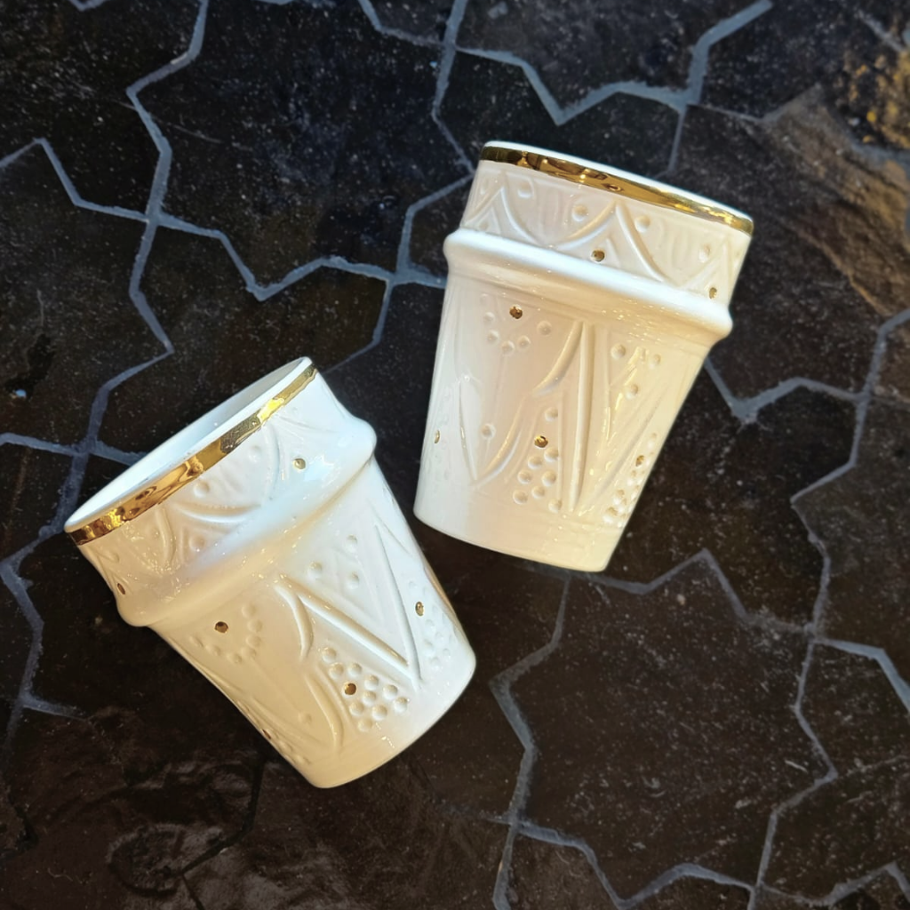 Tasse Beldi White Gold