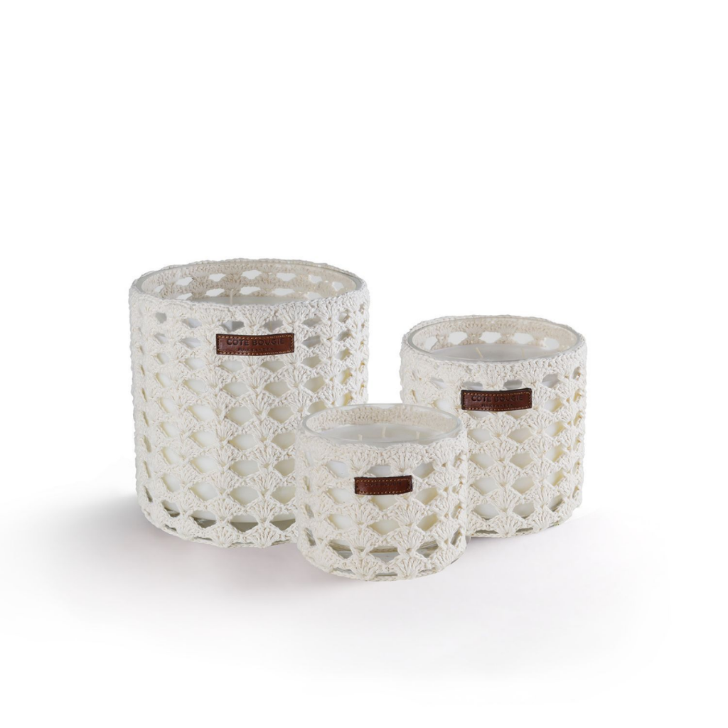 Bougie Macramé Fleur d’Oranger