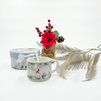 Tasse d’hiver 280 ml en céramique avec cuillère, motif ours polaire. Présentée en boîte cadeau. Parfaite pour offrir ou savourer vos boissons chaudes.